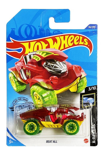 Imagem 1 de 2 de Beat All X Racers Mattel Hot Wheels Gln64