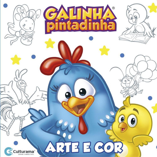 Livro Infantil Colorir Galinha Pintadinha Arte E Cor
