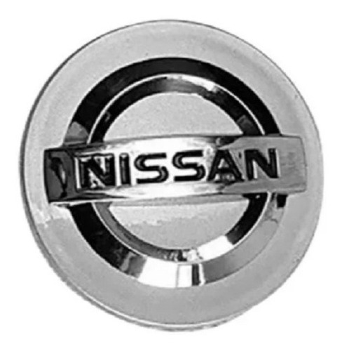 Centro Tapón De Rin Nissan 54mm Color Plata