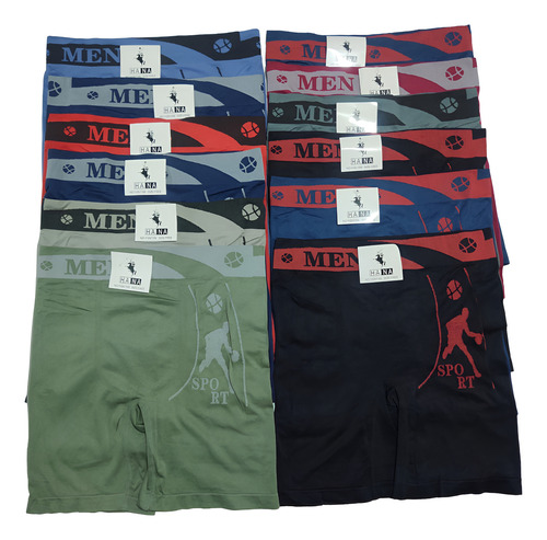 Boxer Extra Largo Caballero Lycra Unitalla 6 Piezas