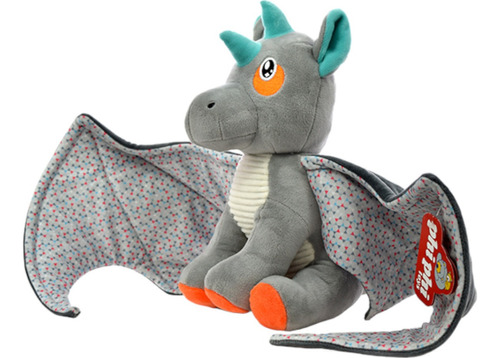 Peluche Animales Con Alas Extendidas 25 Cm Phi Phi Toys Color Dragon Con Cuernos