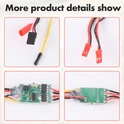 Bidireccional Cepillado Esc 2s-3s Lipo 5a Esc Speed C De Dob