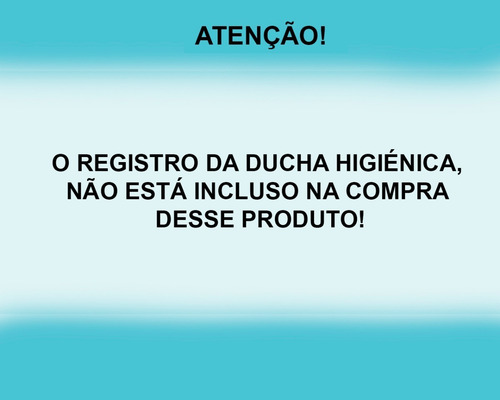 Imagem 5 de 6 de Ducha Higiênica Em Metal Gatilho Cromado Mangueira 1,20 M