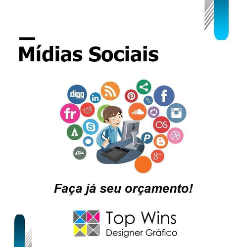 Imagem 1 de 1 de Mídias Sociais Profissionais.