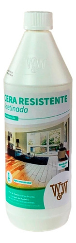 Cera Resistente Piso Madeira 1 L W&w  Acetinada Restauração