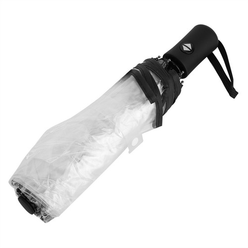 Imagen 7 de 9 de Paraguas Transparente Lluvia Automático Plegable Portátil Tr