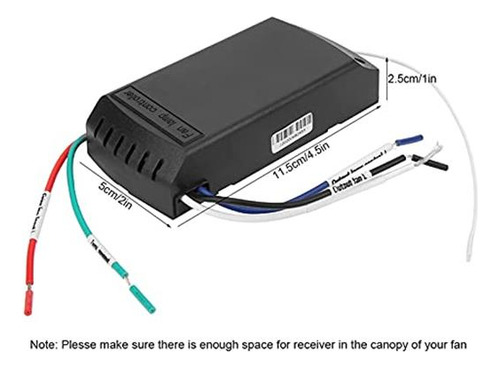 Kit De Control Remoto Universal Para Ventilador De Techo