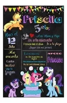 Comprar Kit Imprimible Pizarra Little Pony Textos Editables- S