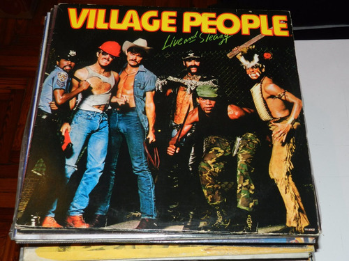 Vinilo 0915 - Village People - Live And Sleazy - 2 Lp Bras 