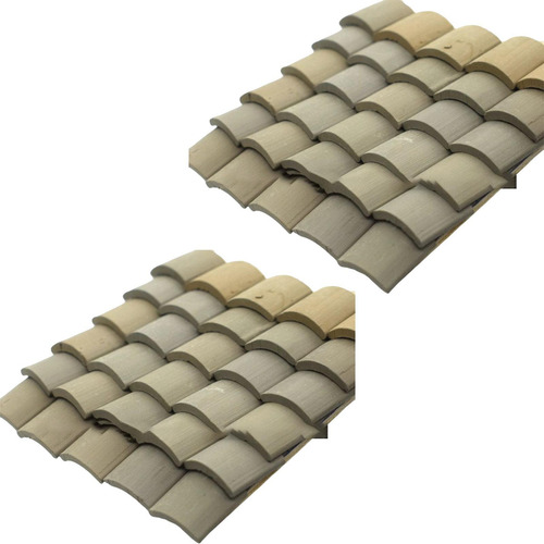 120 Piezas 1/16 Mini De Techo En Miniatura Ladrillos De