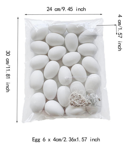 Huevos Falsos, Decoración De Pascua Suave Con Ganchos,