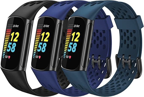 Correas Deportivas Compatibles Con Fitbit Charge 5 Smartwat.