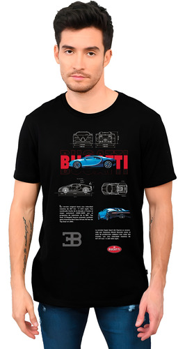 Playera Carro Diseño 39 Carros Y Motos Bugatti Beloma