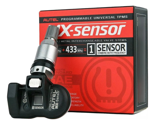 Kit 4 Sensores Programables Autel Tpms Mx-sensor 315-433 Mhz
