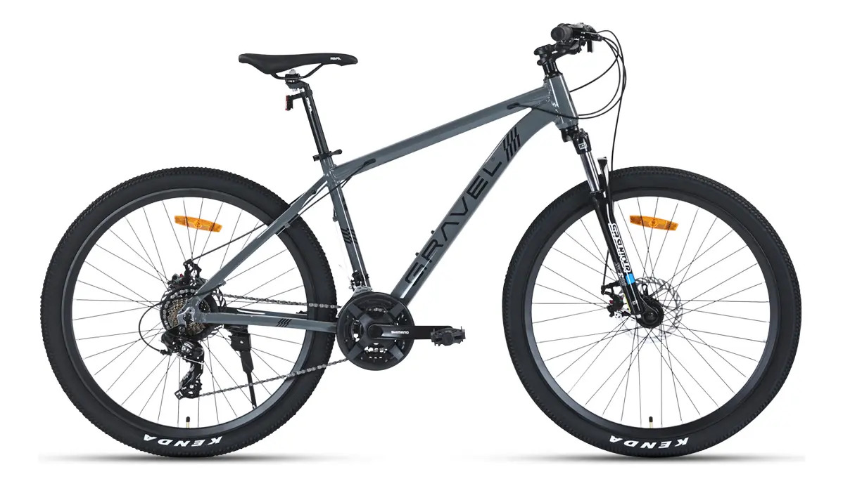 Mountain Bike Gravel Everest R29 21v Disco Mecanico Shimano Color Gris Tamaño del cuadro L