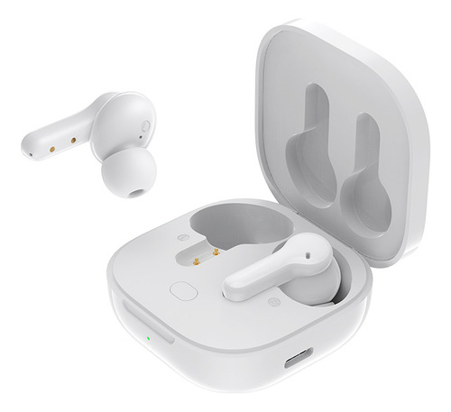 Fone De Ouvido Qcy T13 Com 4 Microfones E Bluetooth 5.1 Bh22dt10a Cor Branco Branco