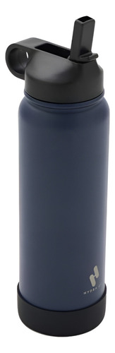Botella Deportiva Termica Acero Inoxidable Hydra Go 1200ml Color Azul Oscuro