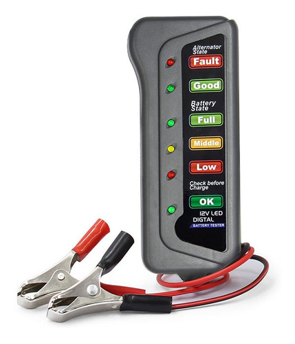 Probador Carga Batería Automotriz Digital Tester Alternador