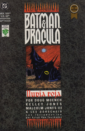 Comic Batman Tormenta De Sangre / Dracula 2 Tomos Vid (Usado)