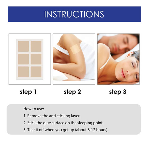 Parche Para Dormir De Cuidado Personal, Parche De Ayuda Para
