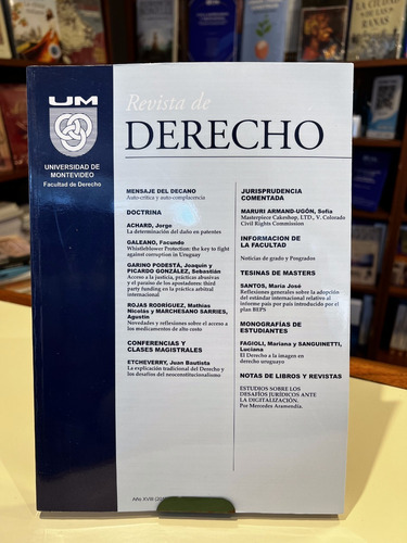 Revista De Derecho N° 35 2019 Universidad De Montevideo