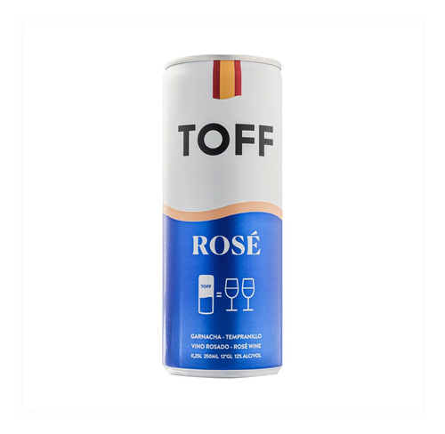 Vino Rosado Toff 250ml
