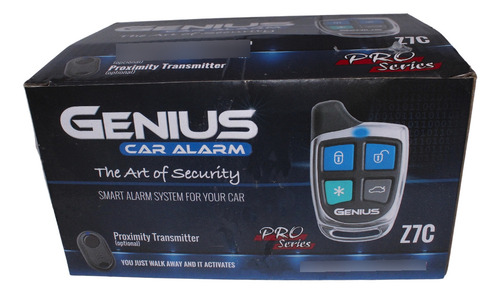 Alarma Genius Z7c De Auto Seguridad Con Sensor De Proximidad