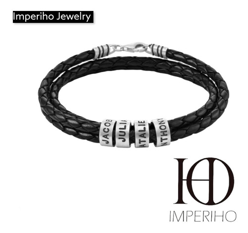 Imagen 2 de 5 de Brazalete Para Papá / Pulsera Plata Ley. 925 Personalizada