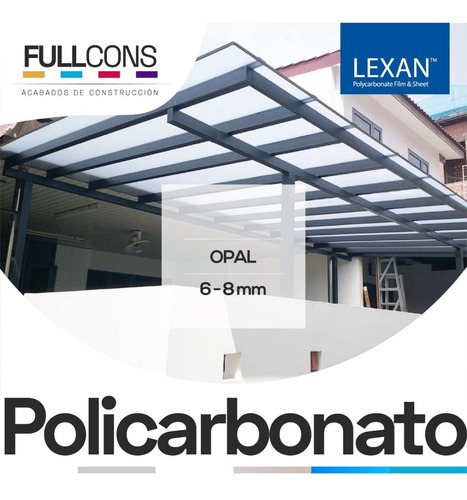 Imagen 2 de 10 de Cubiertas De Policarbonato Alveolar
