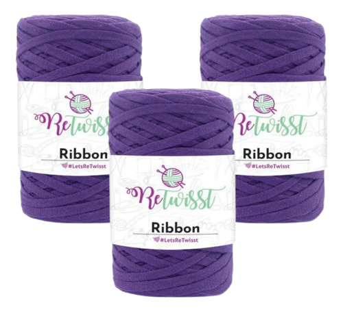 Pack 3 Trapillo Ribbon Yarn Retwisst® 250 Grs