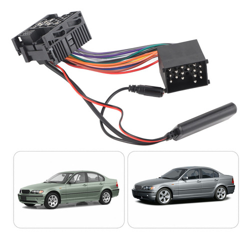 Cable Auxiliar Bluetooth De 10 Pines De La Serie E46 Con Mic
