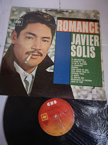 Javier Solis El Malquerido Romance Disco De Vinil Original 