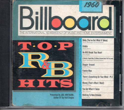 Billboard Top Rb Hits Cd Ricewithduck (Usado)