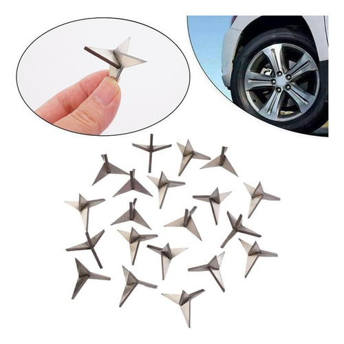 Clavos Para Neumáticos 20 Unidades Clavos Pájaro Triangulare