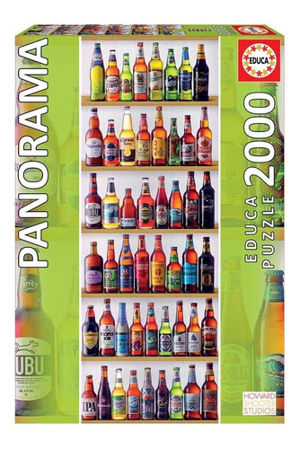 Puzzle Rompecabeza 2000 Pzas Cervezas Del Mundo Panorámica E