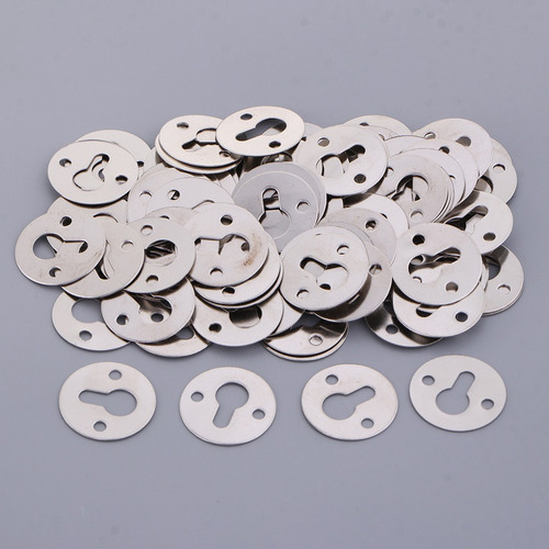 100x Perchas De Metal En Tono Plateado Soporte Para Colgar