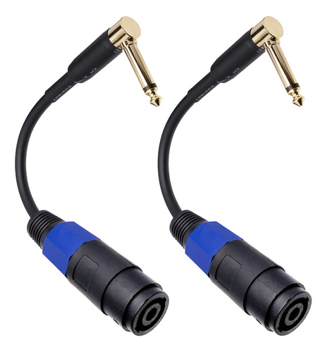 Cess-144 Speakon Conector Hembra A Cable De Altavoz Ts Macho