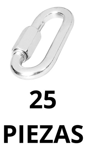 Bandola De Acero Con Seguro 1/4 X 2 1/2'' 25 Pzas Maple Tool