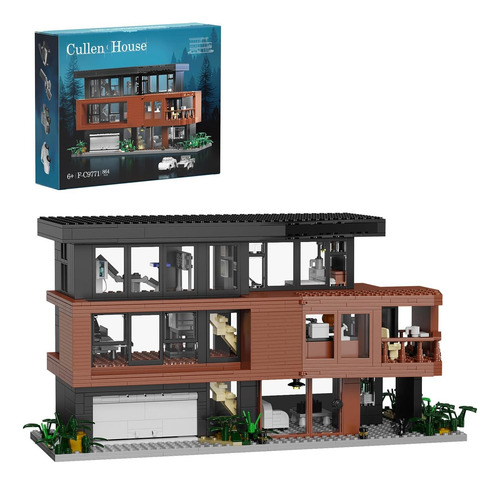 Juego De Construcción De Casa Cullen Compatible Con Bloques