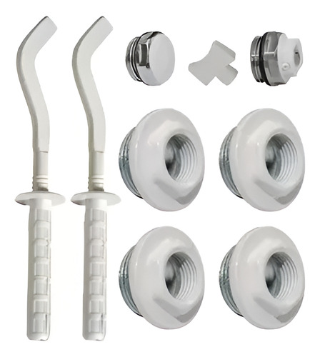 Acc Kit Conexiones Radiador 11 Piezas Peisa