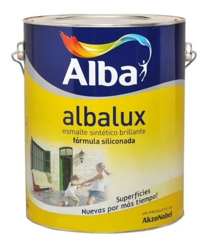 Albalux Esmalte Sintético Colores Brillante 4 Lts