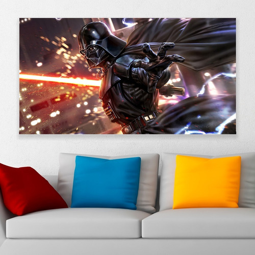 Cuadro Darth Vader Star Wars Sable Geek Art 70x40cm