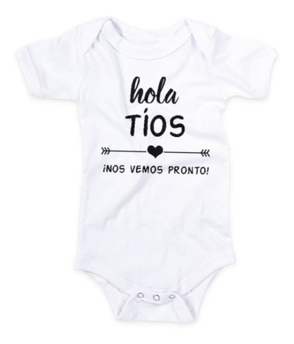 Pañalero Body Bebé Para Anunciar Embarazo Hola Tíos Abuelos