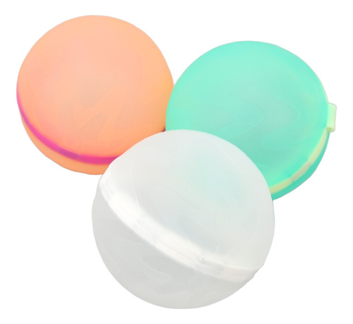 Globo De Agua, 3 Unidades, Reutilizable, De Silicona, Autose