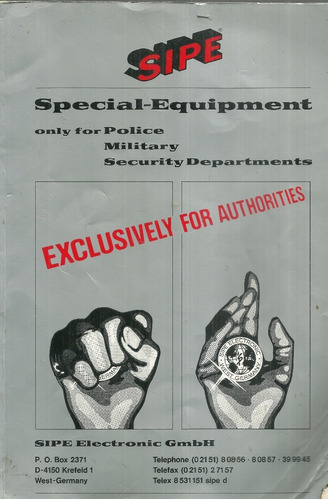 Libro Special Equipament Only For Police Military Segurity