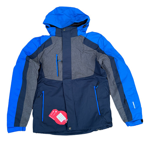 Campera De Nieve Hombre Mujer Unisex Impermeable Abrigada Azul 2xl Impermeable