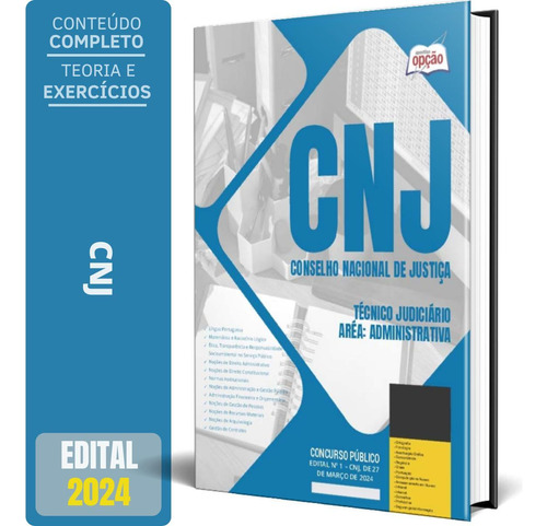 Apostila Concurso Cnj 2024 Técnico Judiciário Área: