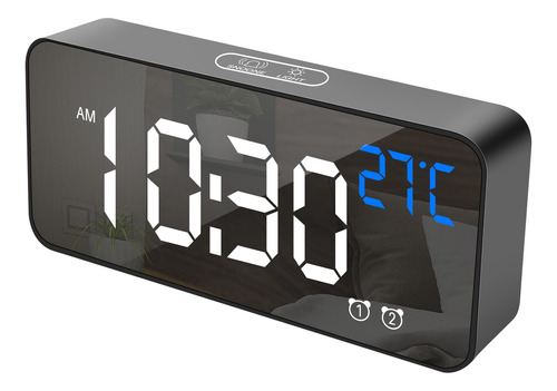 Reloj Despertador Digital Para Dormitorios Con Pantalla Led