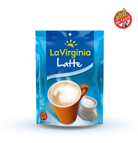 La Virginia Cafe Latte Instantaneo Doypack Sin Tacc 125 Gr