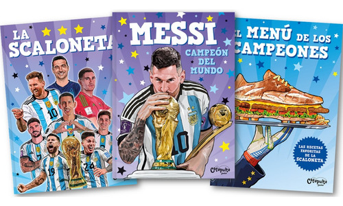 * Combo Campeones 3 Titulos * Scaloneta Messi Argentina